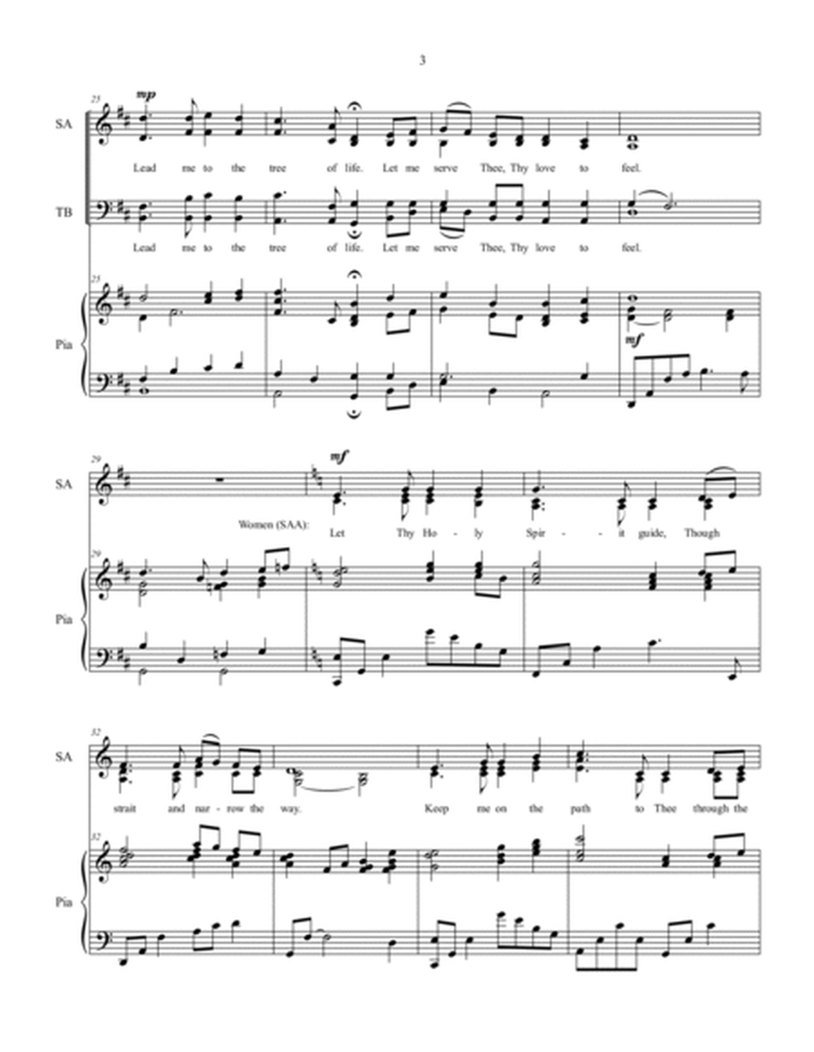 Let Thy Holy Spirit Guide, sacred music for SATB choir, 2023 image number null