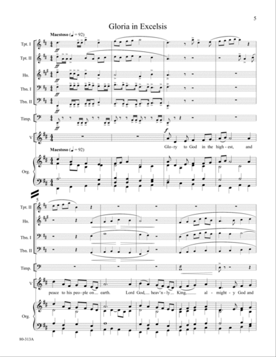 The Cranbrook Mass Choir scores gallery preview page 5