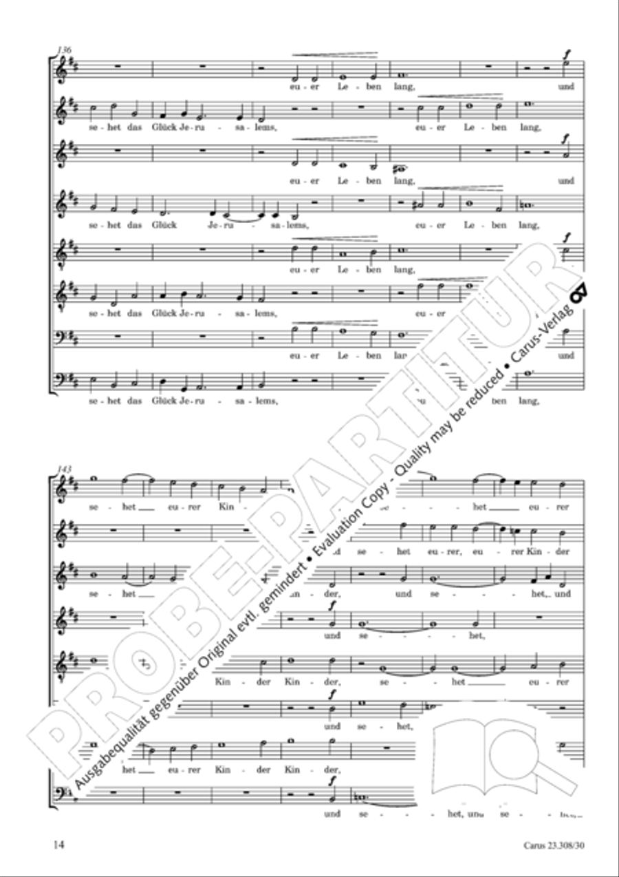 Blessed are all those who fear God (Wohl dem, der den Herren furchtet) SSAATTBB scores gallery preview page 15