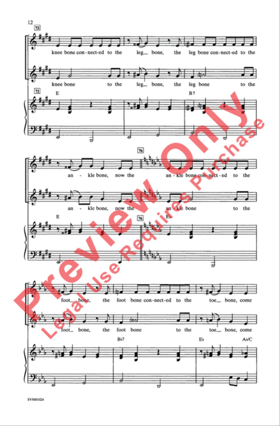 Dry Bones Dry Bones 2-Part scores gallery preview page 12