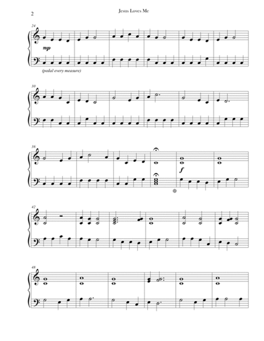 Jesus Loves me (Piano, Level 1) image number null