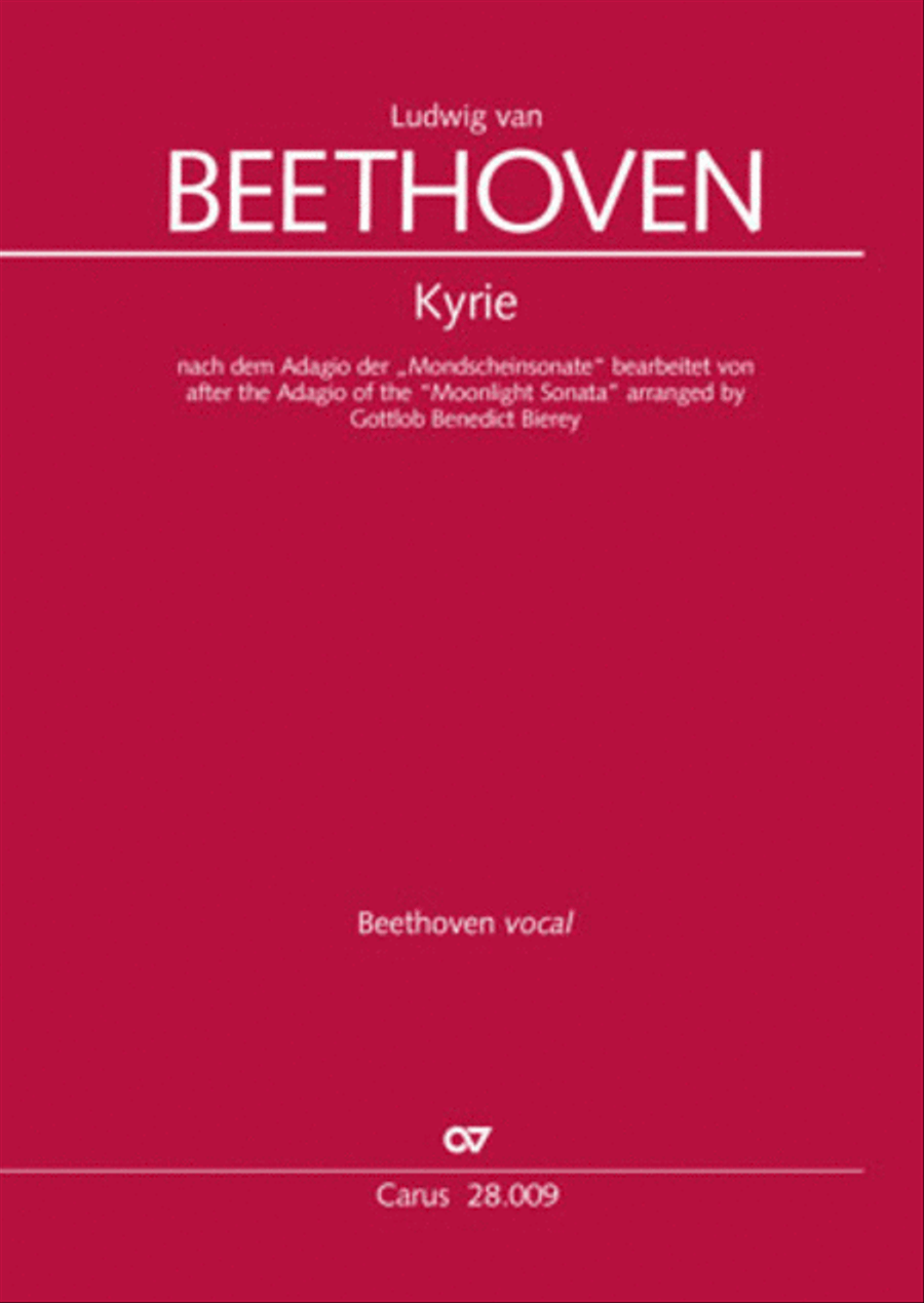 Kyrie based on the Adagio of the so-called 
