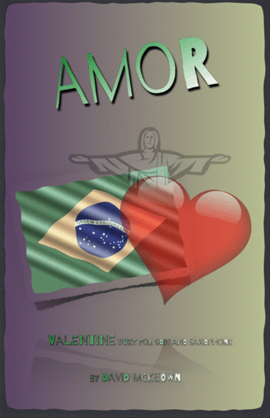 Amor, (Portuguese for Love), Soprano Saxophone Duet Woodwind Duet scores gallery preview page 1