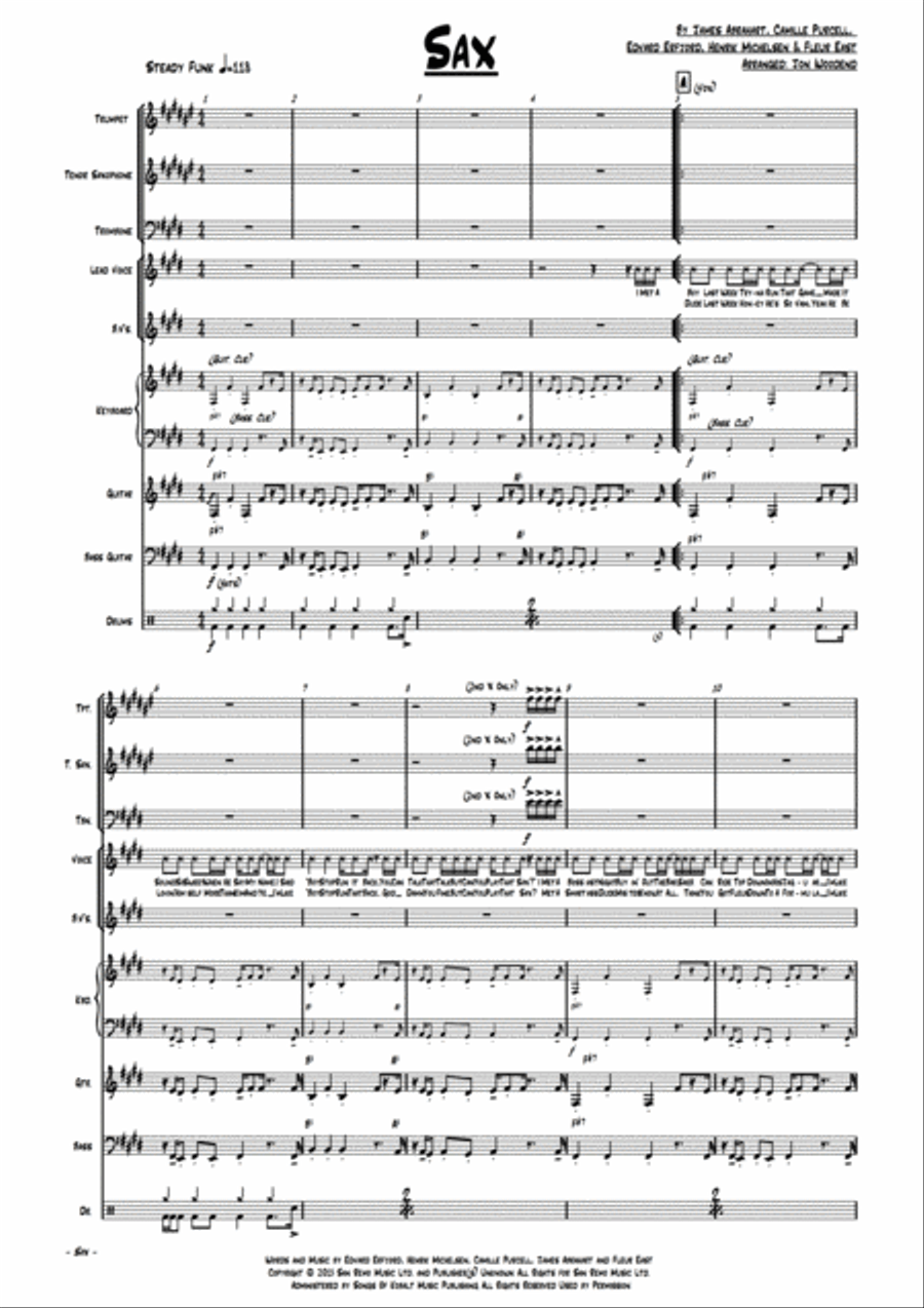Sax Large Ensemble scores gallery preview page 4