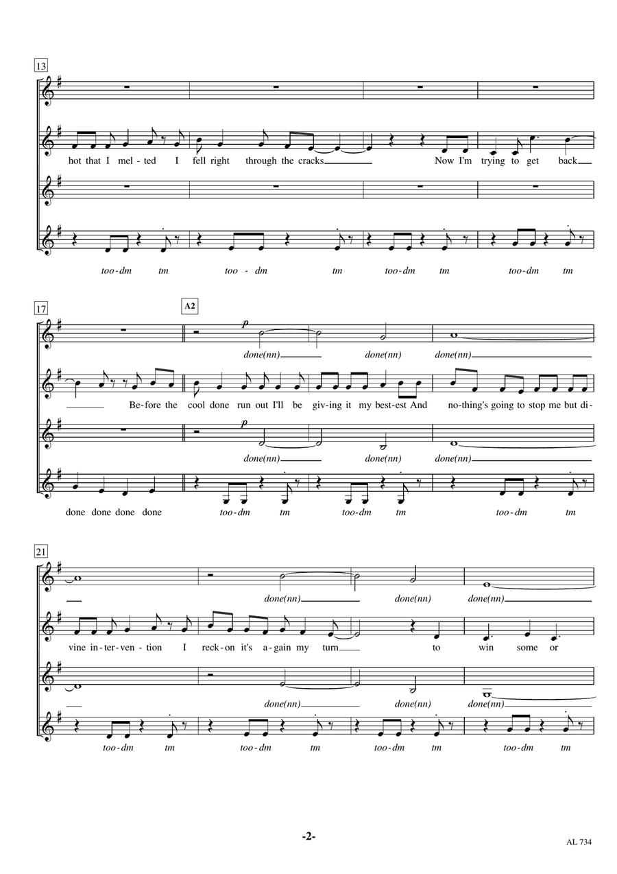 I'm Yours I'm Yours Choir scores gallery preview page 2