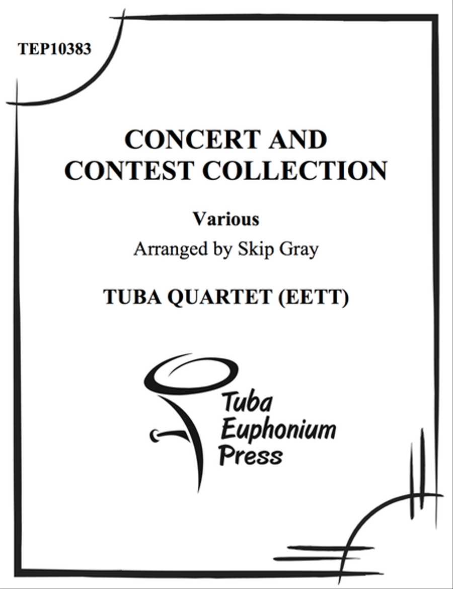 Concert and Contest Collection for Tuba-Euphonium Quartet EETT scores gallery preview page 1