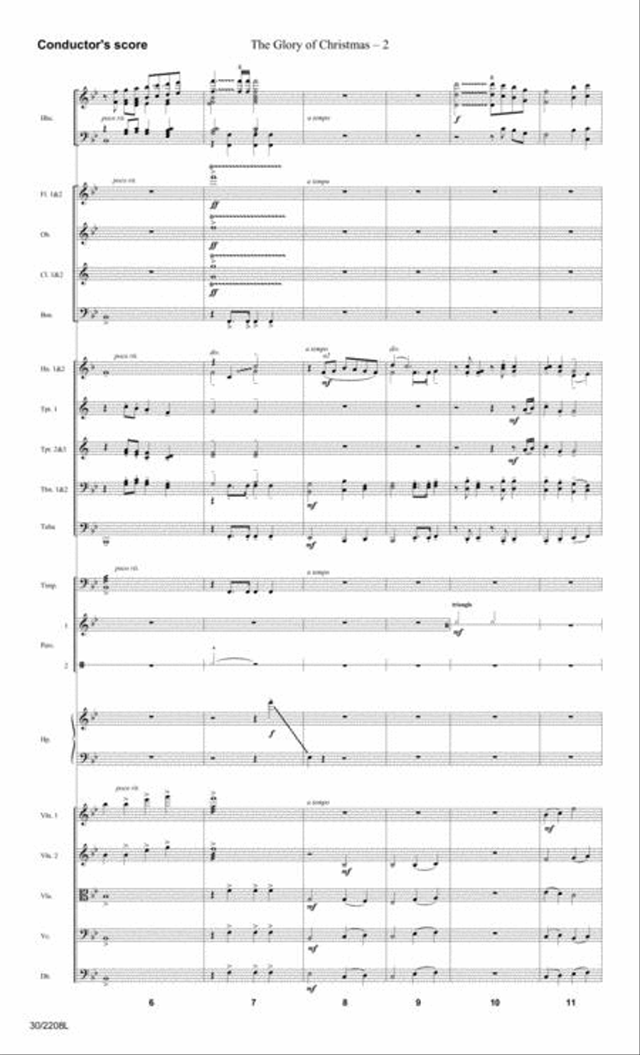 The Glory of Christmas - Full Orchestral Score and Parts Full Orchestra scores gallery preview page 3