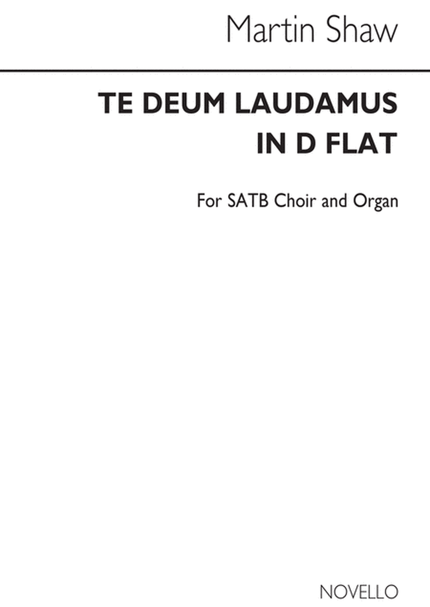 Te Deum Laudamus In D Flat
