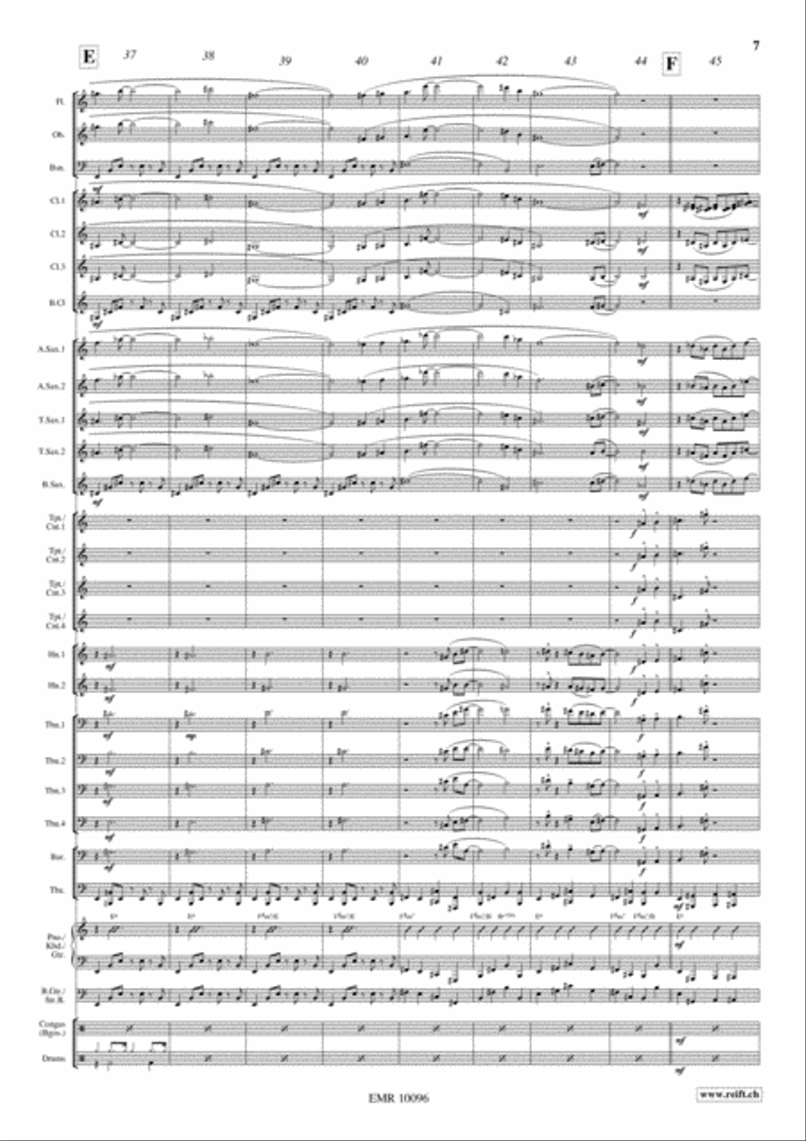 Sentimental Dreams Concert Band scores gallery preview page 8
