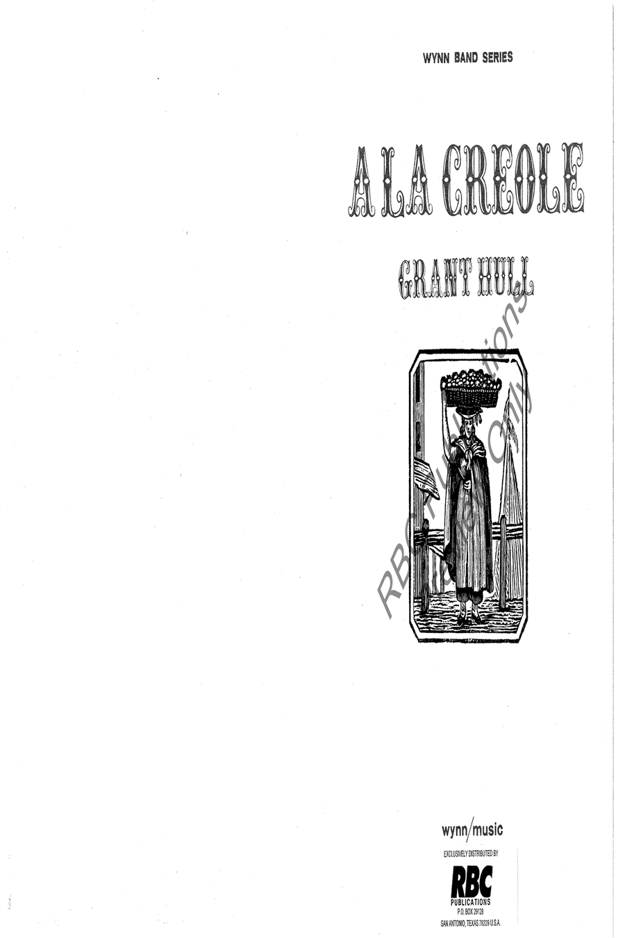 A La Creole Concert Band scores gallery preview page 2