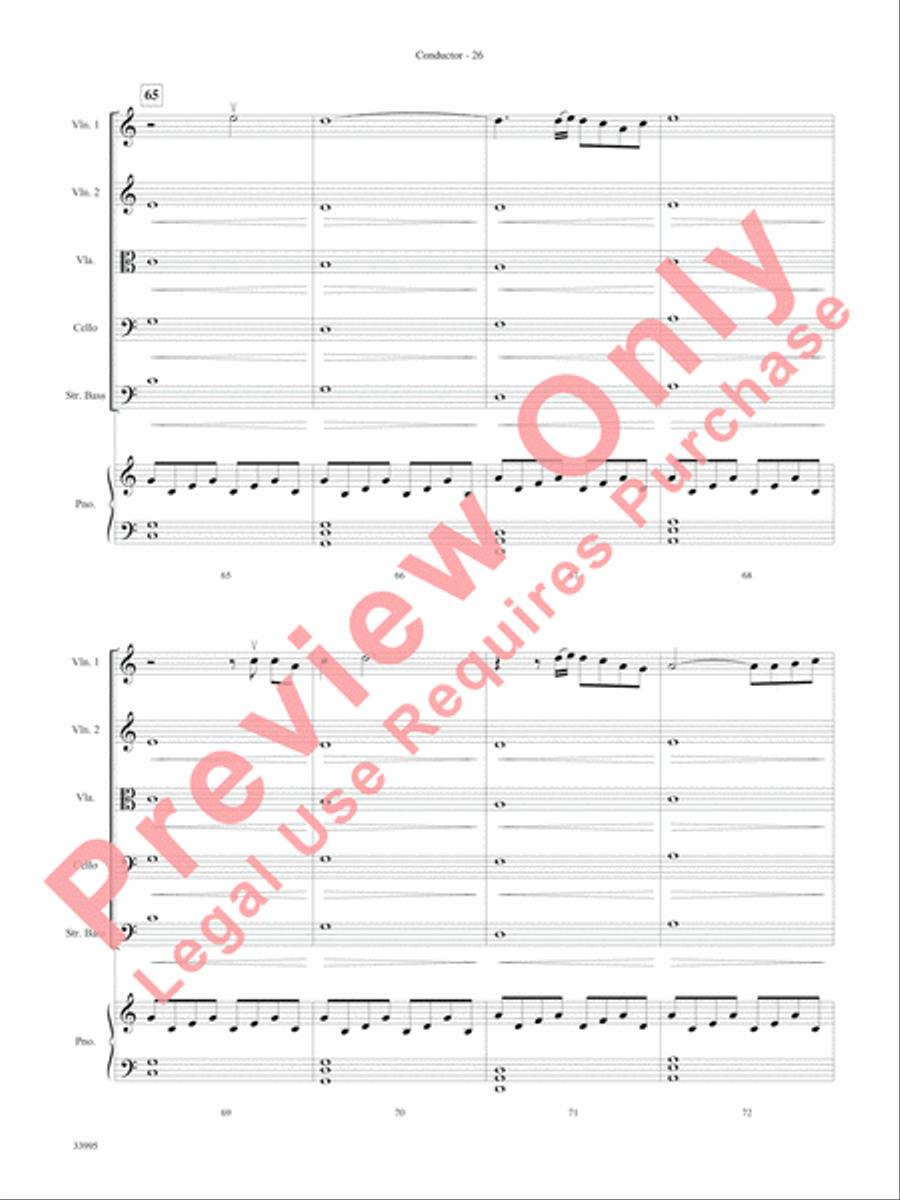 Great Movie Themes Great Movie Themes String Orchestra scores gallery preview page 27