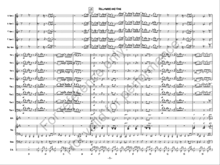 Hollywood and Vine Jazz Ensemble scores gallery preview page 3