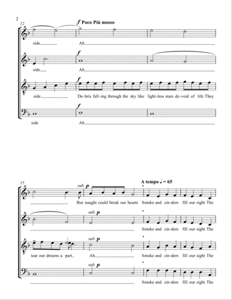 Eye of the Storm 4-Part scores gallery preview page 2