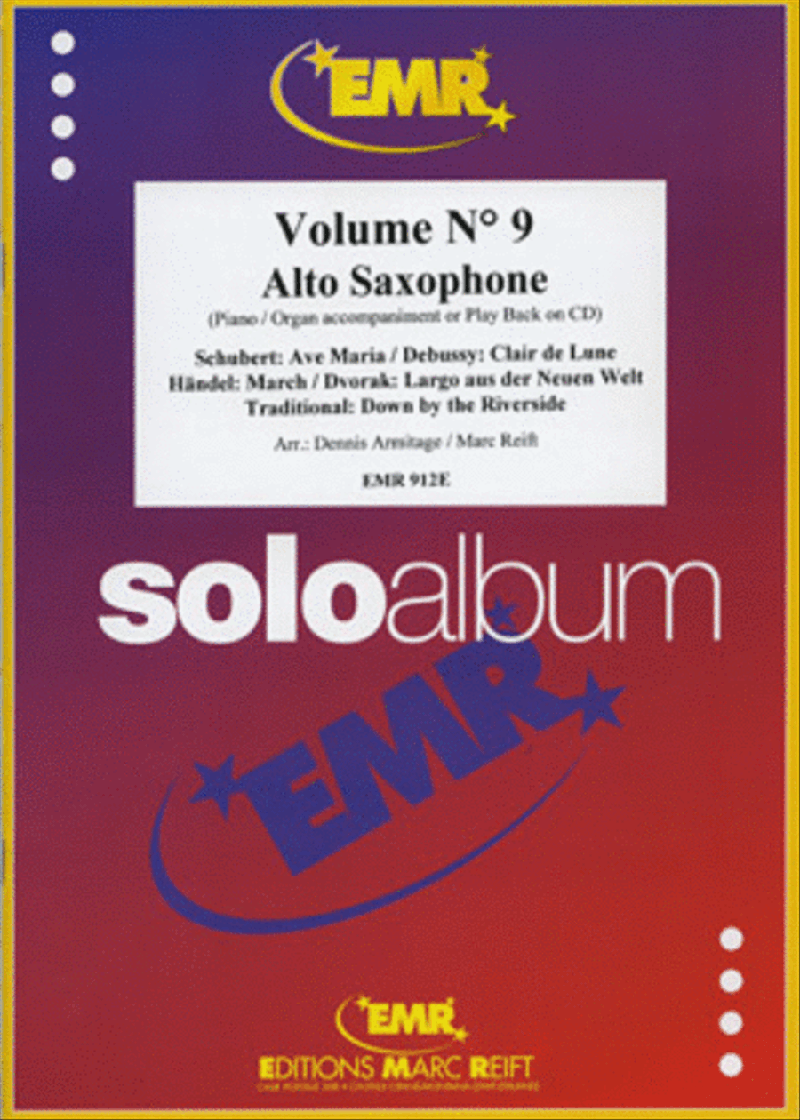 Solo Album Volume 09 Solo Album Volume 09 Alto Saxophone scores gallery preview page 1