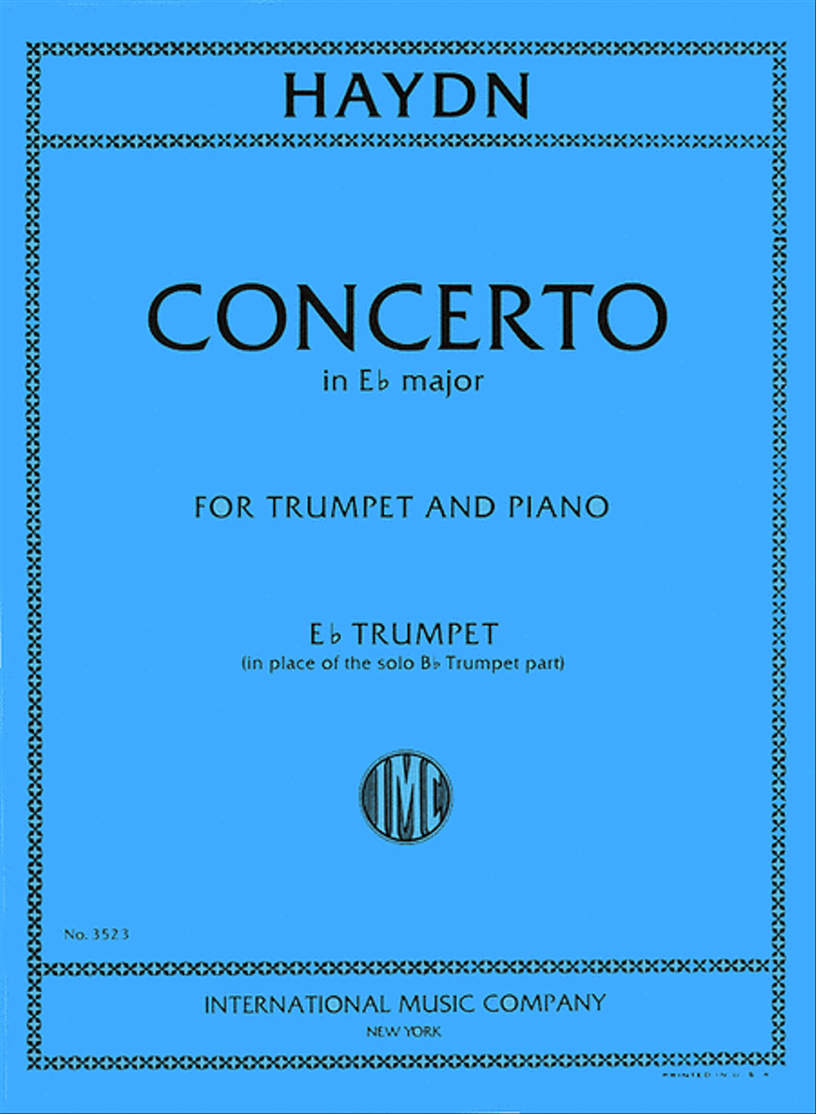 Trumpet Concerto in Eb Major (Hob. VIIe, No. 1) Trumpet scores gallery preview page 1