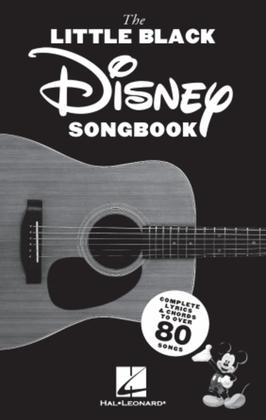 Book cover for The Little Black Disney Songbook