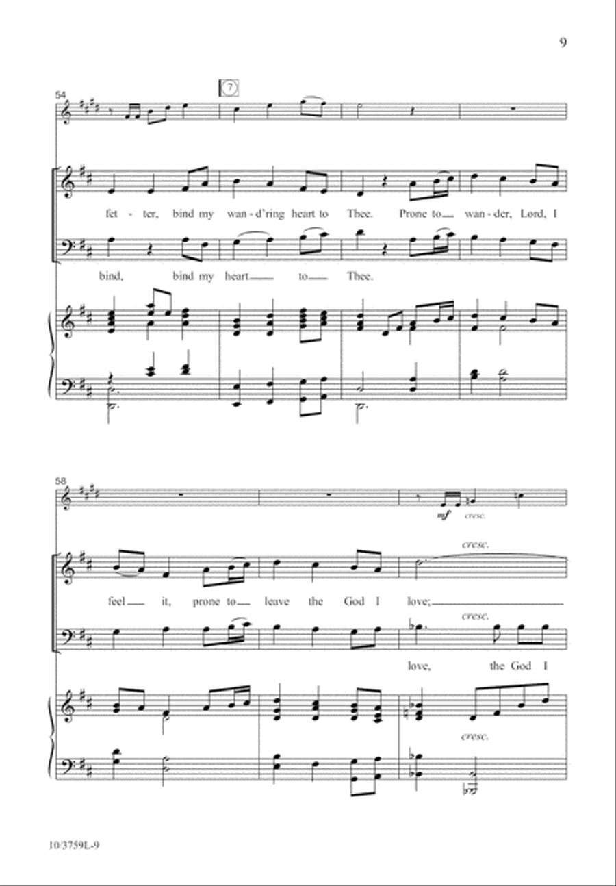 Fount of Every Blessing 2-Part scores gallery preview page 9
