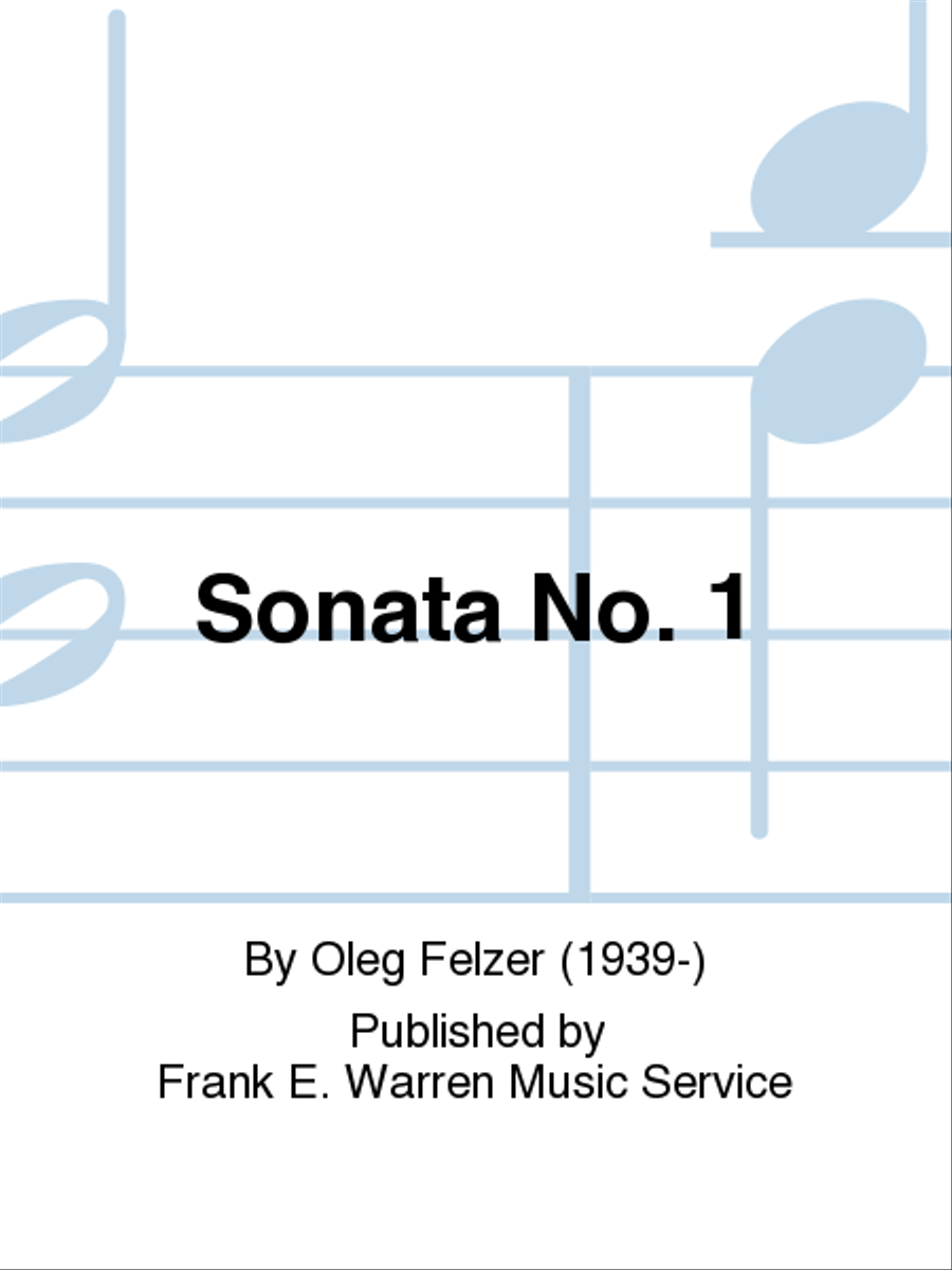 Sonata No. 1 Sonata No. 1 Violin Solo scores gallery preview page 1