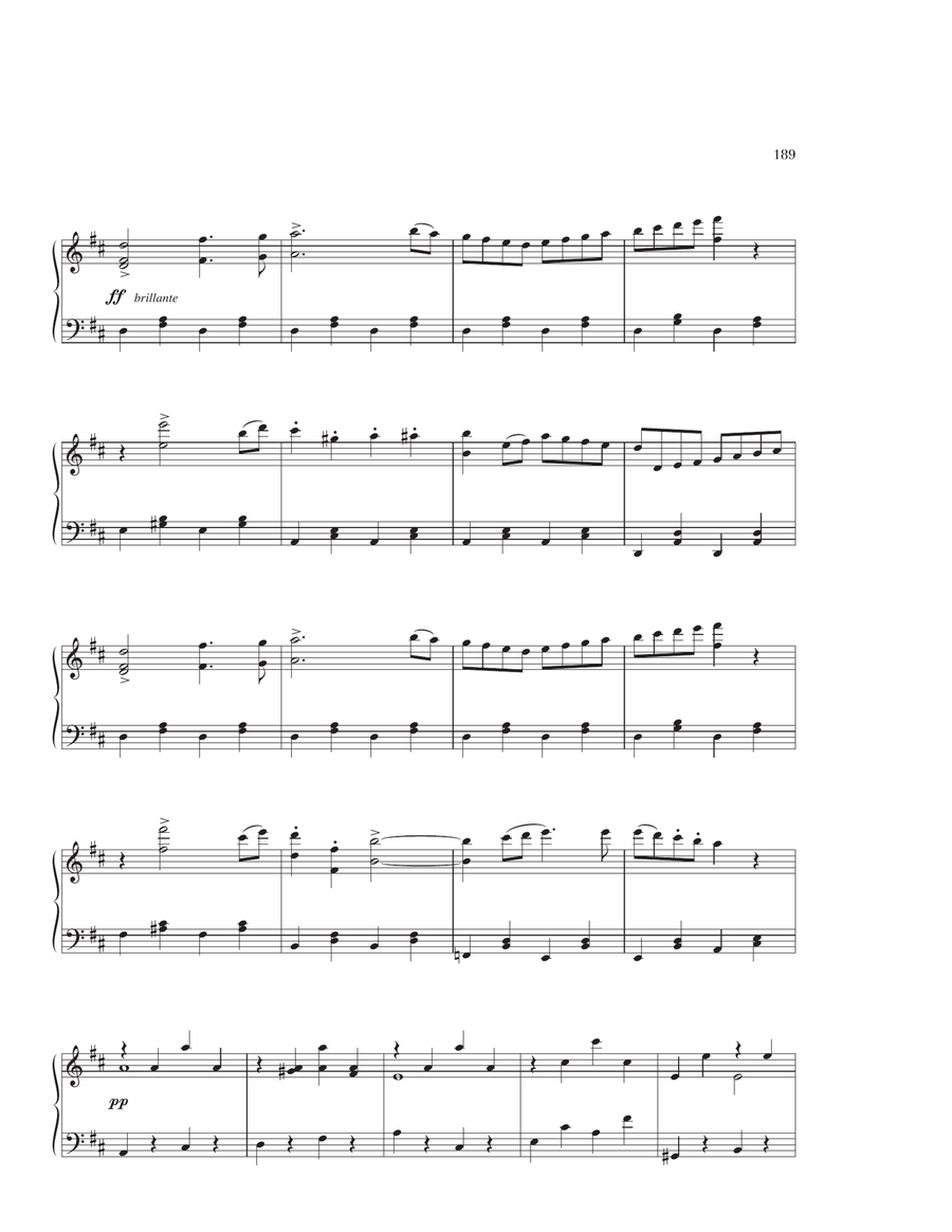 Overture by Mikhail Glinka Piano Solo - Digital Sheet Music page 2