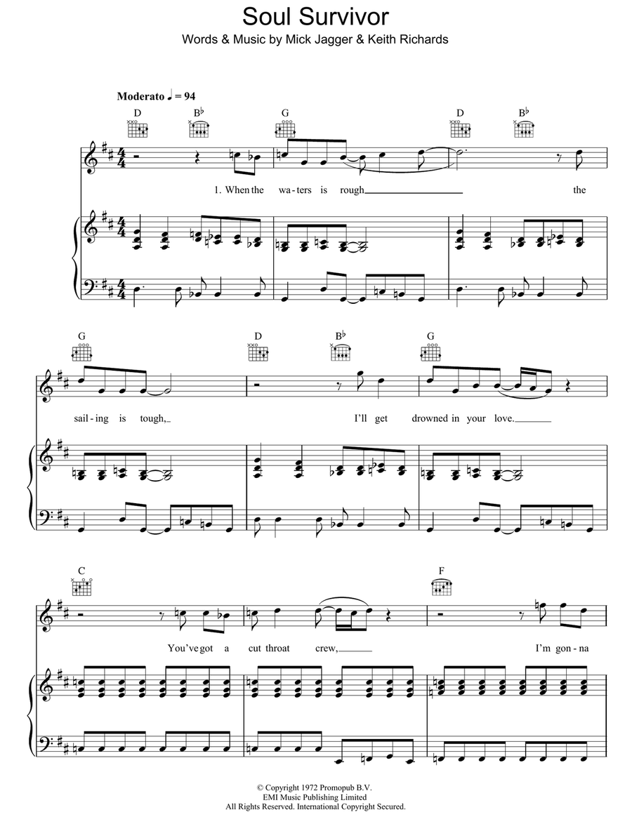 Soul Survivor Soul Survivor Acoustic Guitar scores gallery preview page 1