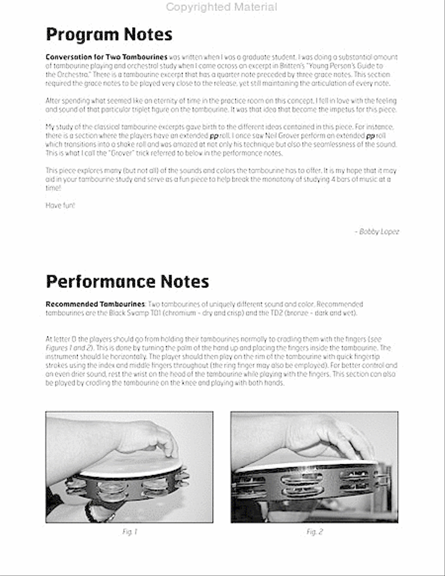 Conversation Percussion scores gallery preview page 3