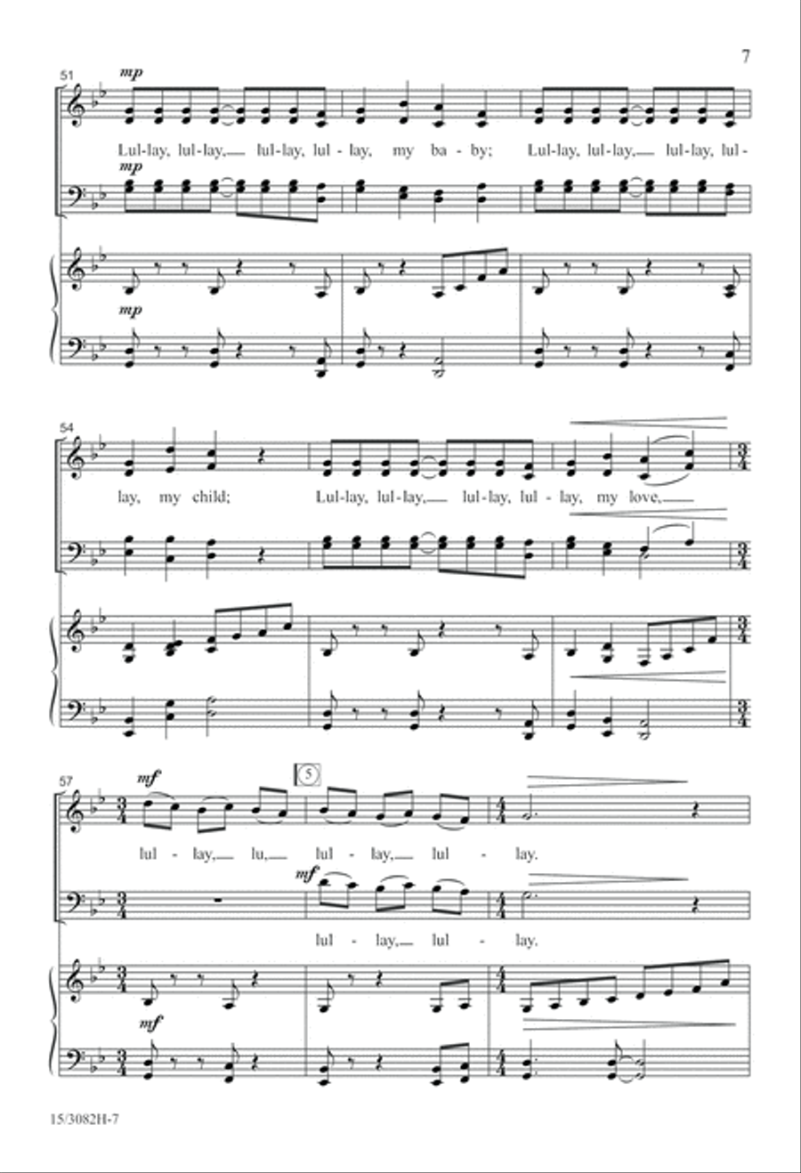 Lully, Lullay Lully, Lullay 4-Part scores gallery preview page 8