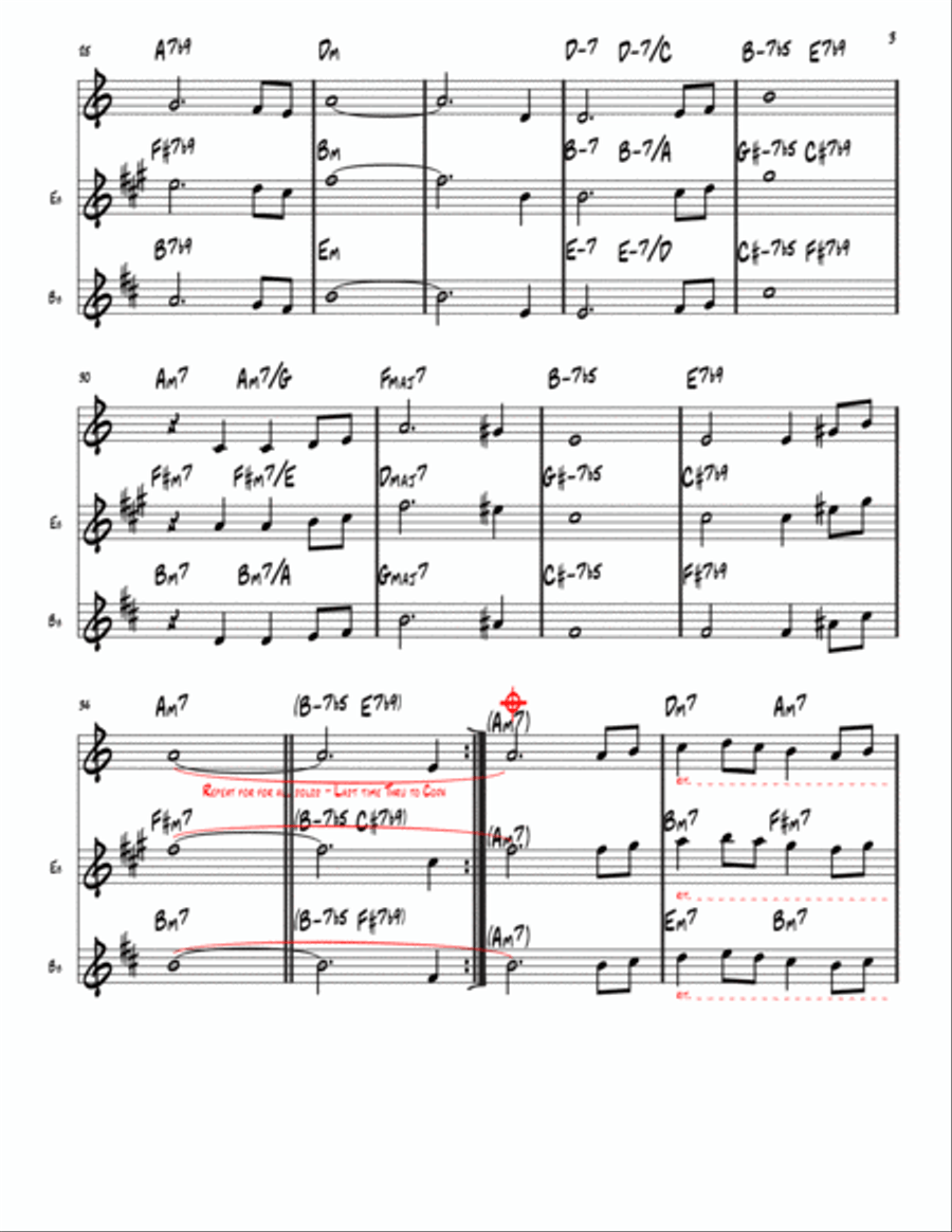 Black Orpheus Small Ensemble scores gallery preview page 3