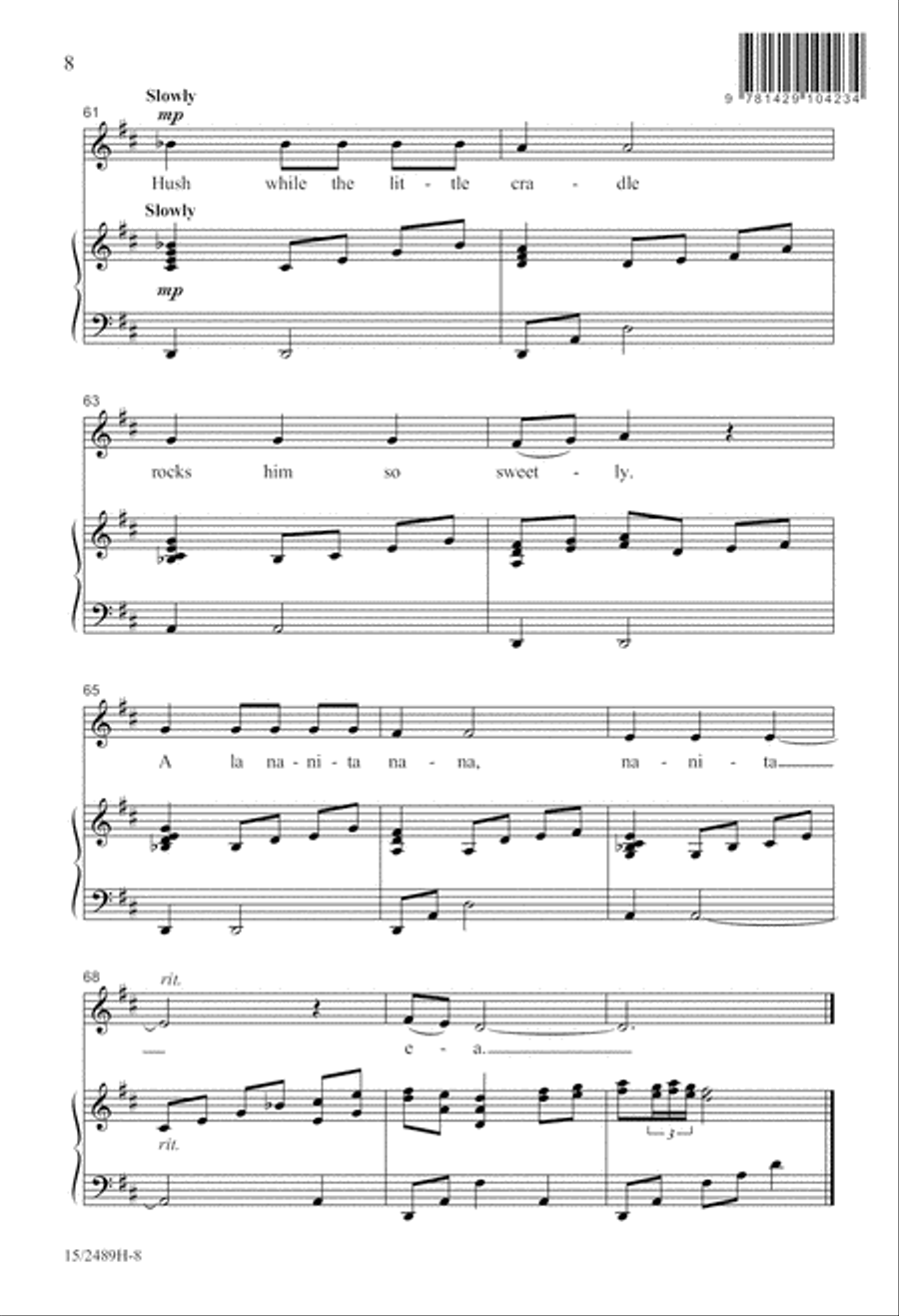 A La Nanita Nana 2-Part scores gallery preview page 9