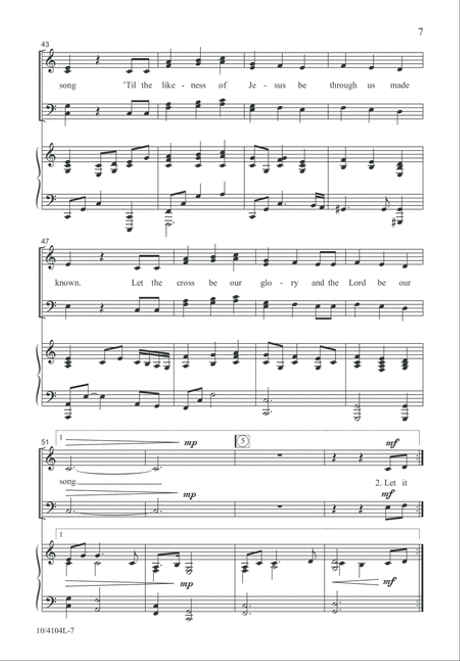 Let It Be Said of Us 4-Part scores gallery preview page 8