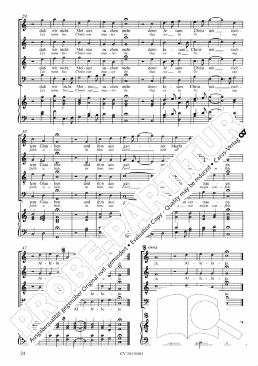 Thereby is revealed unto us the glory of God's favor (Daran ist erschienen die Liebe Gottes) 4-Part scores gallery preview page 25