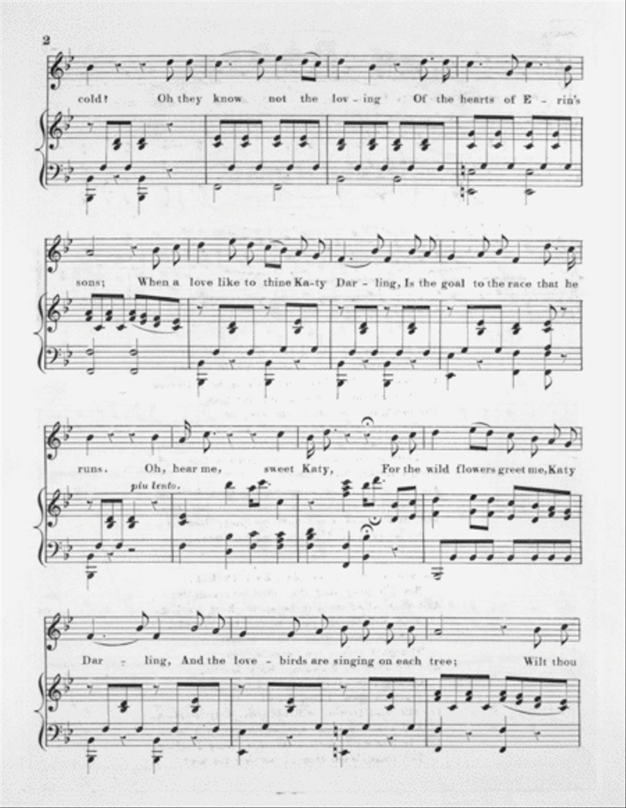 Katy Darling. A Favorite Song Voice scores gallery preview page 2