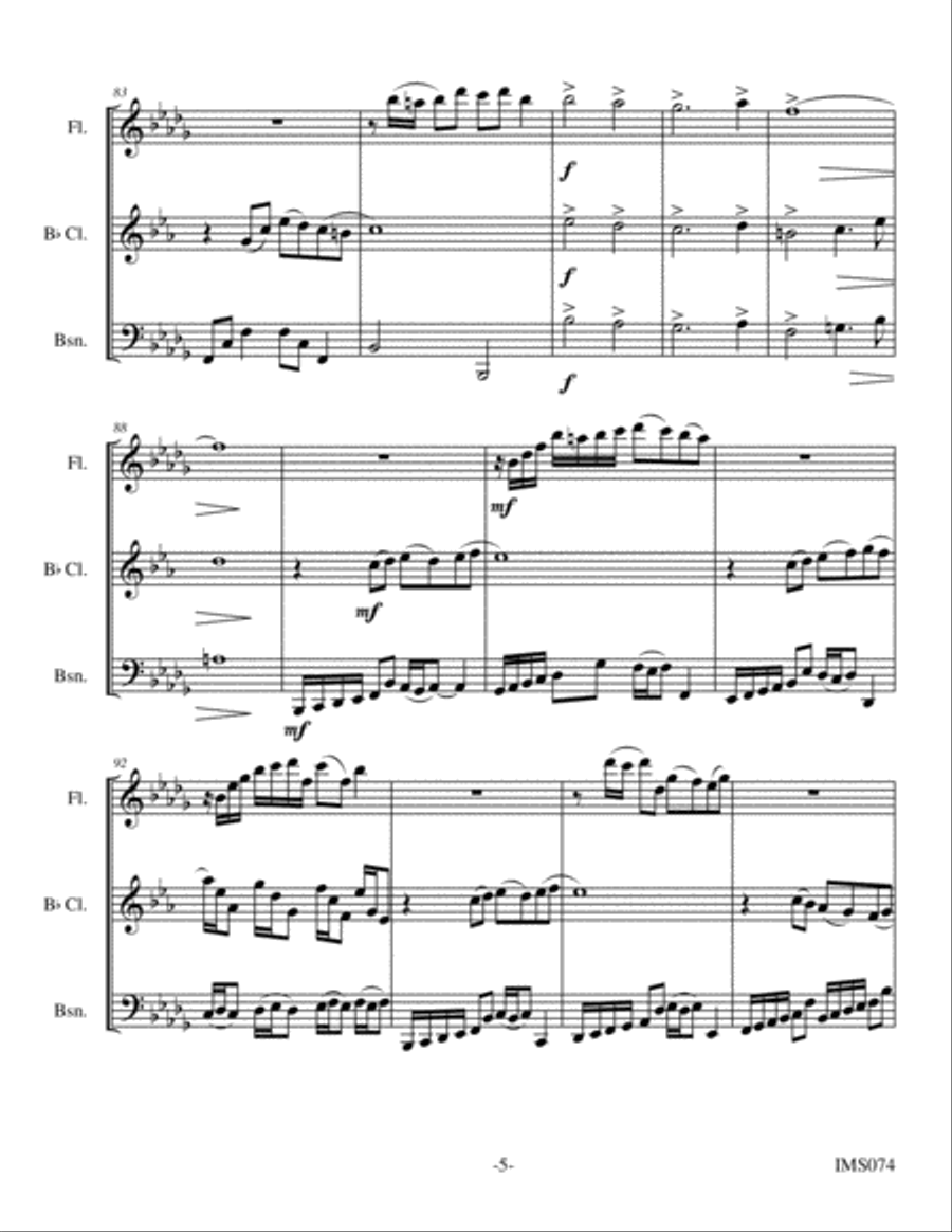 Trio Sonata Trio Sonata Bassoon scores gallery preview page 5