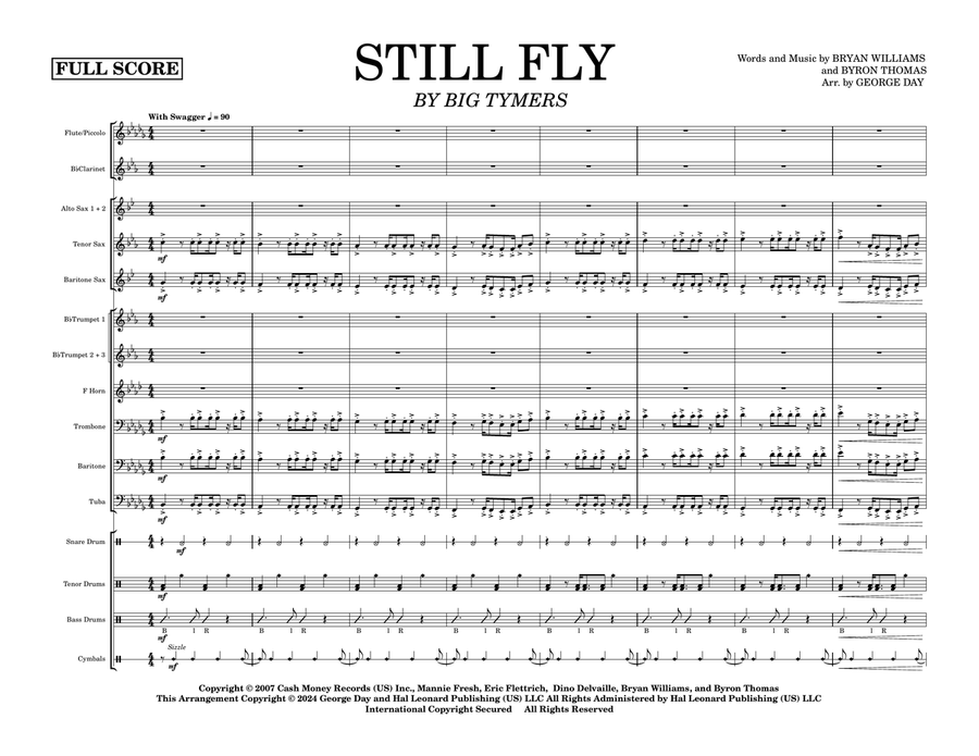 Still Fly Marching Band scores gallery preview page 1