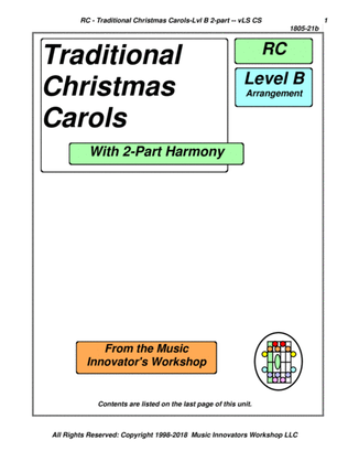 Traditional Christmas Carols - 2 Part w Cd Symbols - (Key Map Tablature)