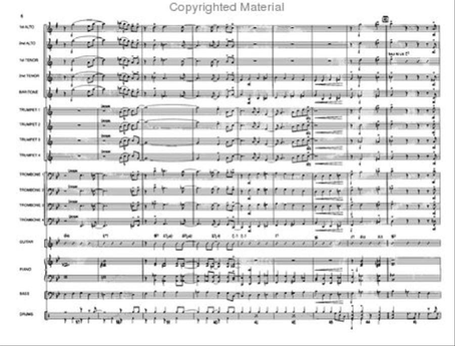 Blue Hue Jazz Ensemble scores gallery preview page 6
