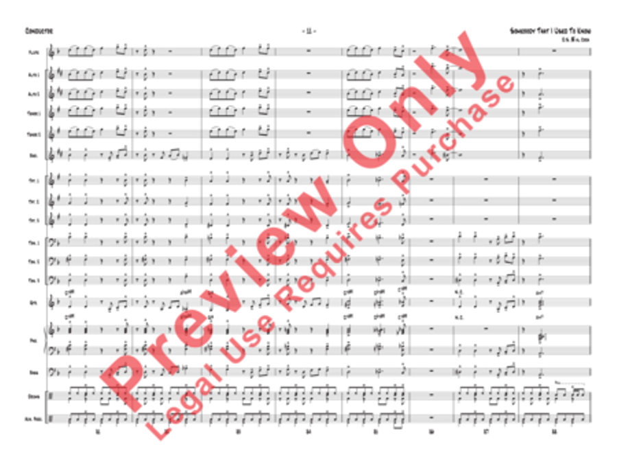 Somebody That I Used to Know Jazz Ensemble scores gallery preview page 14