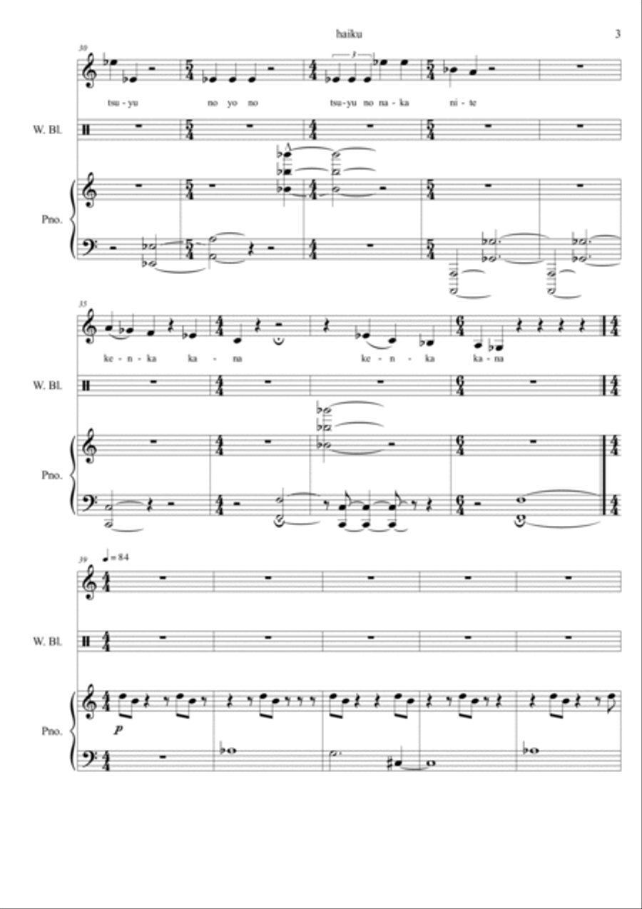 haiku haiku Chamber Music scores gallery preview page 3