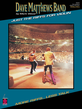 Book cover for Dave Matthews Band - Just the Riffs for Violin