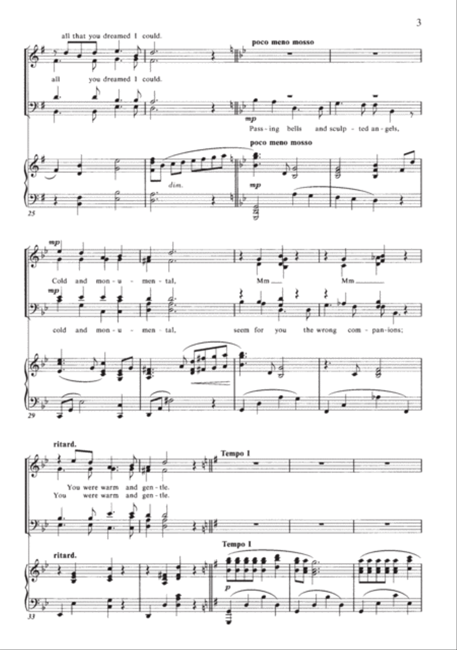 Wishing You Were Somehow Here Again (from The Phantom Of The Opera) Choir scores gallery preview page 3