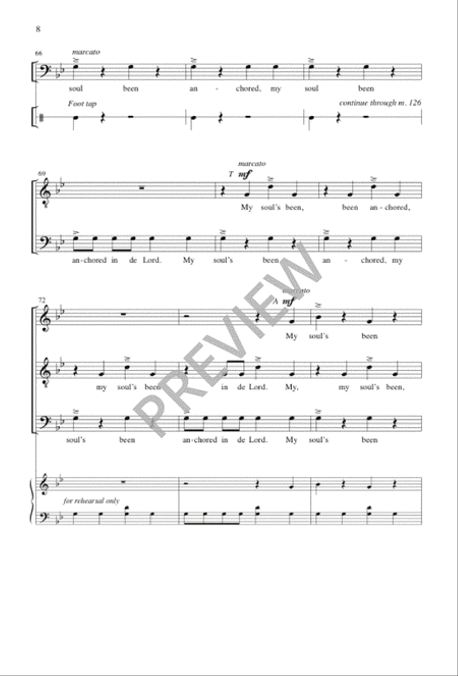 Anchored in de Lord SSATB - Sheet Music page 8