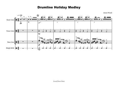 Drumline Holiday Medley (Drumline Cadence) image number null