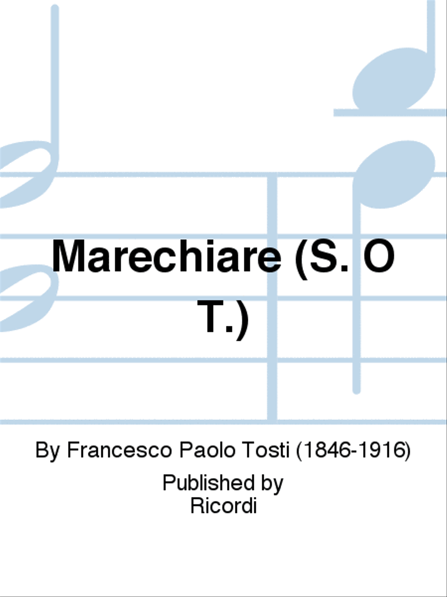 Marechiare (S. O T.) School and Community scores gallery preview page 1
