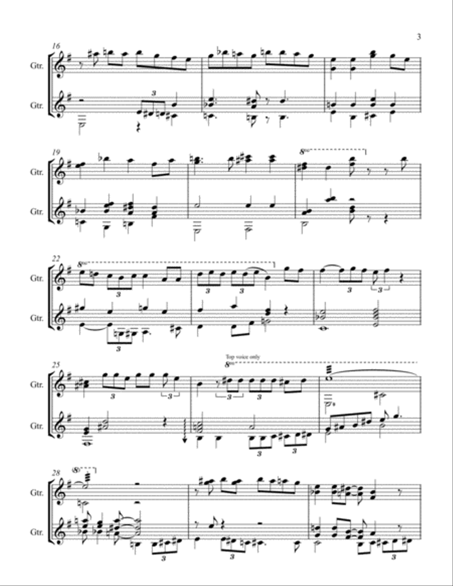 You're A Mean One, Mr. Grinch Guitar scores gallery preview page 3