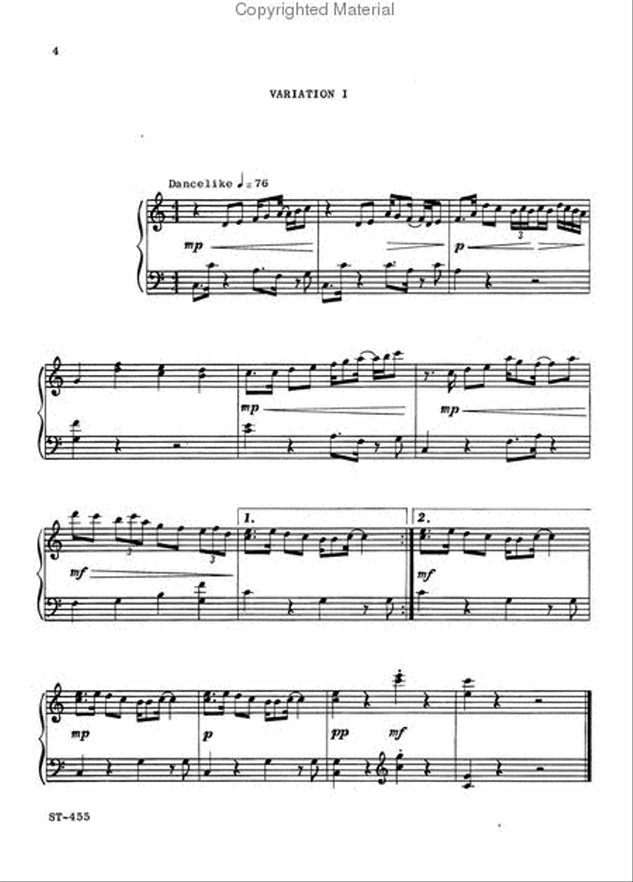 Mexican Variations Mexican Variations Marimba scores gallery preview page 3