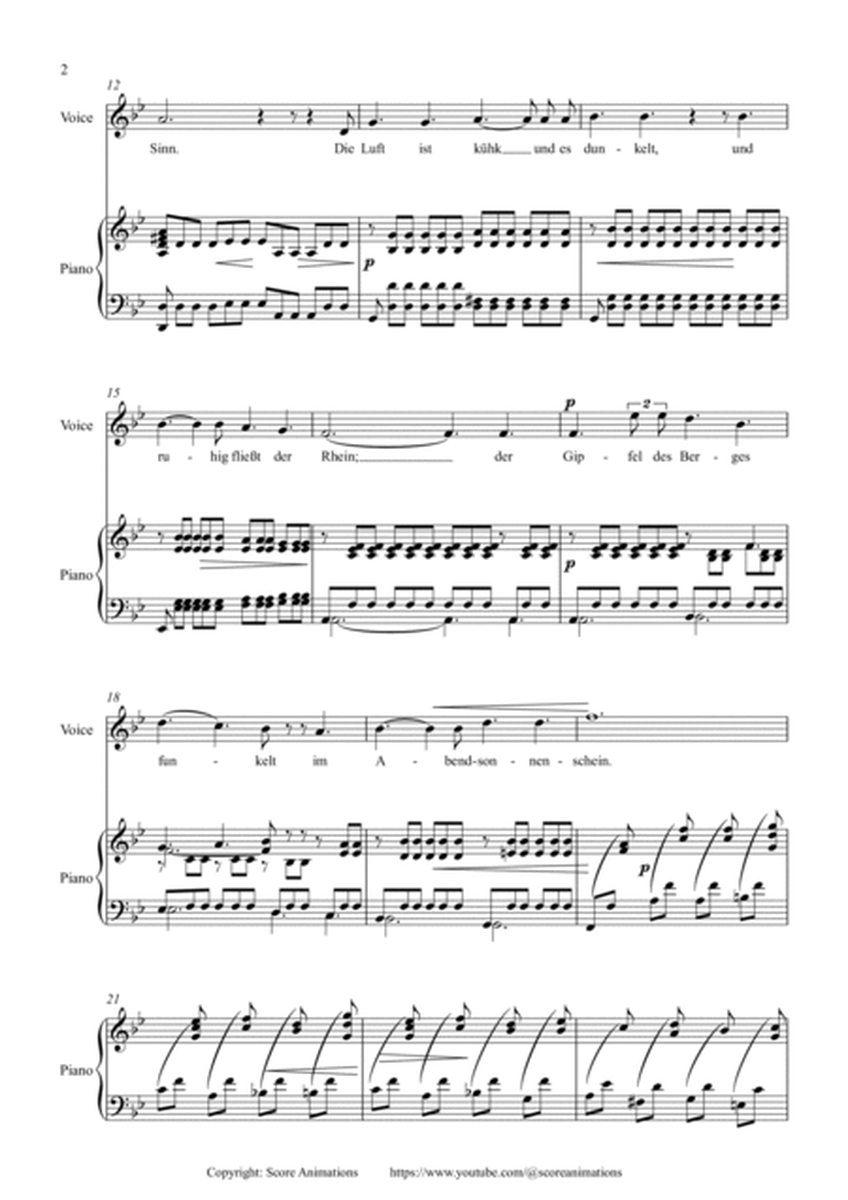 Lorelei in G minor (Original key)