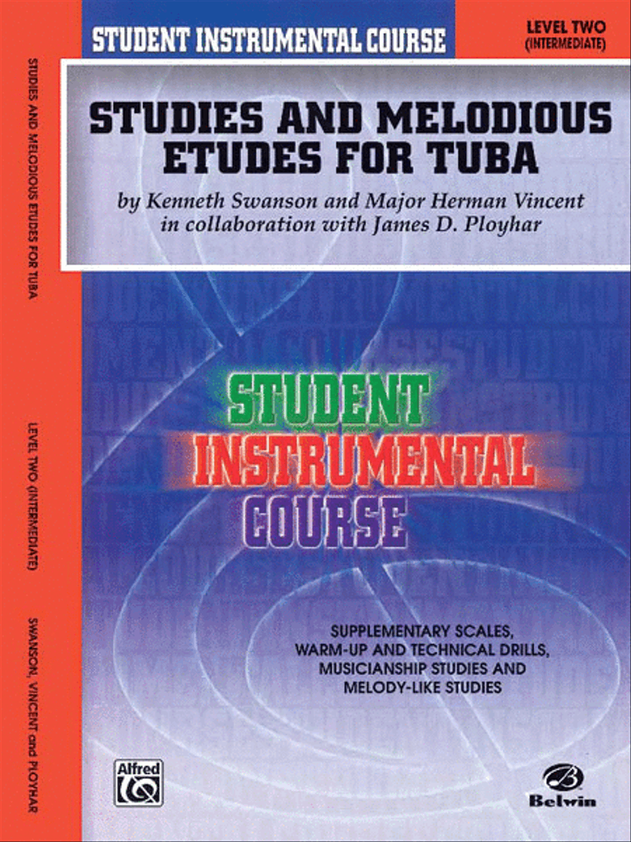 Student Instrumental Course Studies and Melodious Etudes for Tuba Tuba scores gallery preview page 1