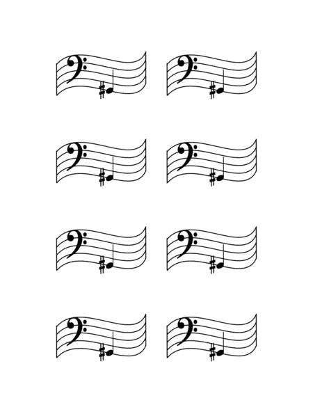 Flashcards - Music Flashcards on the Go - Bass Clef Notes