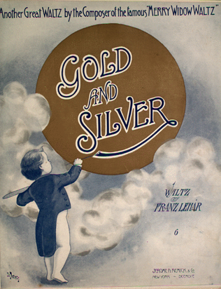 Book cover for Gold and Silver. Waltz