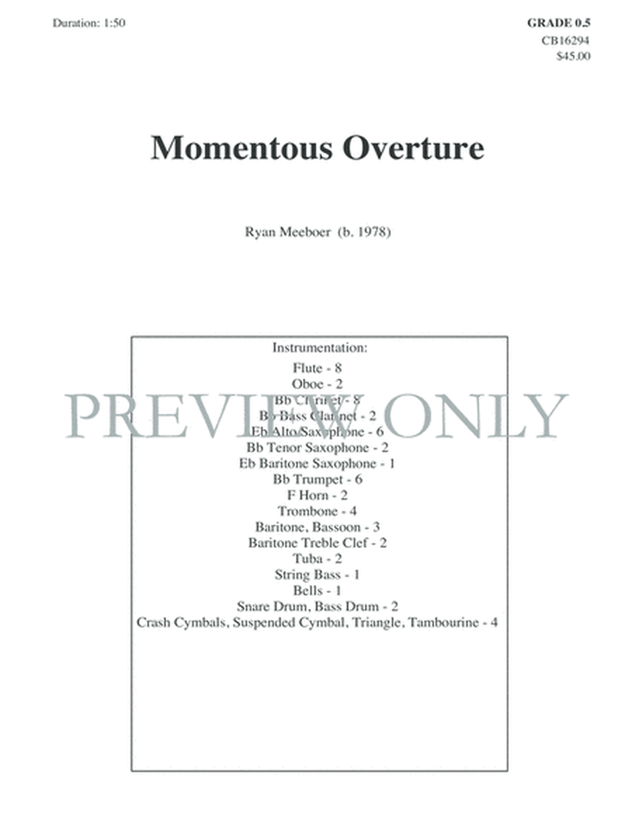 Momentous Overture image number null