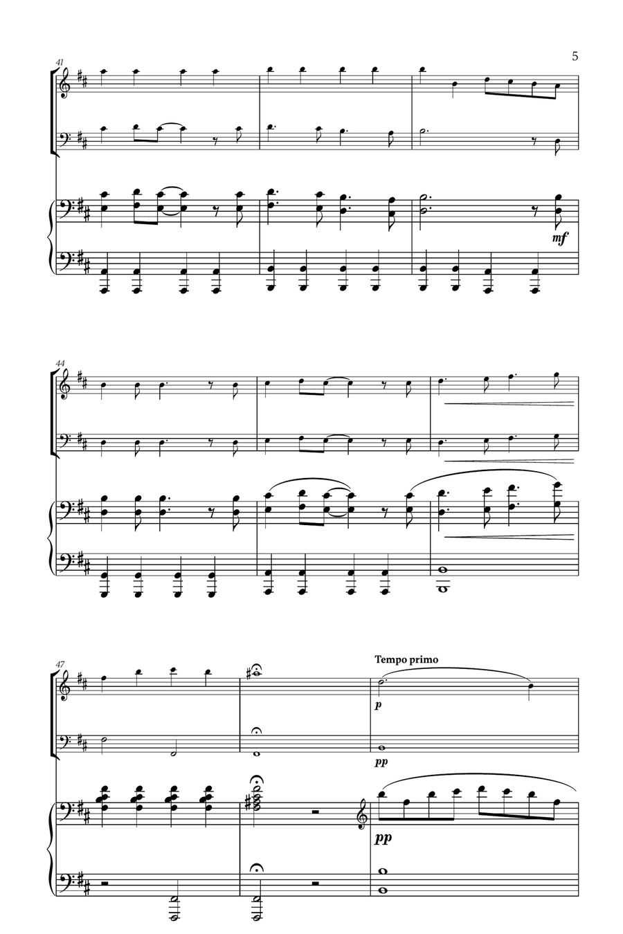 Mary, Did You Know? Woodwind Duet scores gallery preview page 5